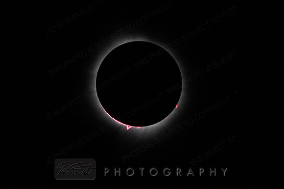 Totality in Vermont April 8, 2024